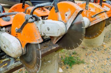 Staubfreies Betonschneiden für saubere Baustellen